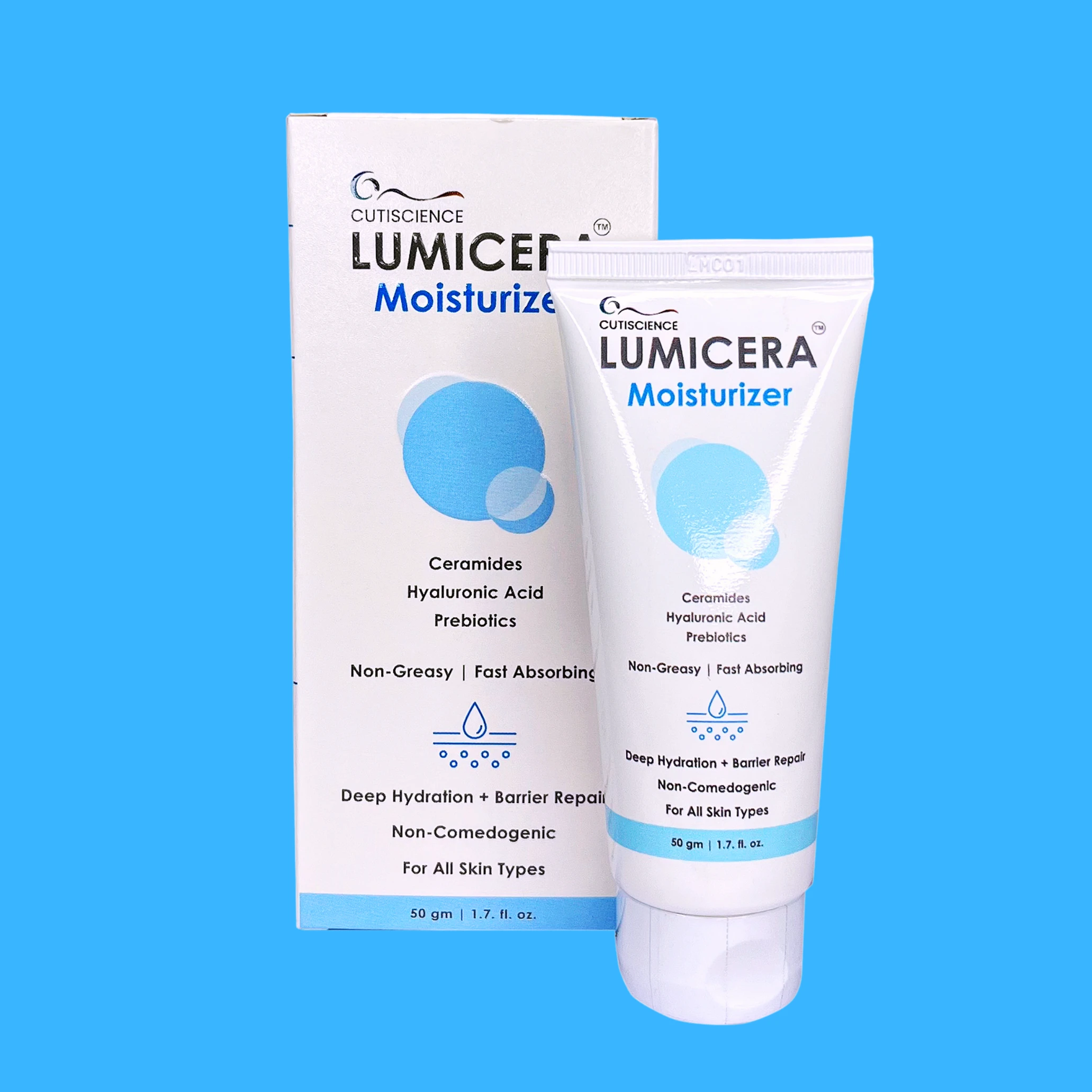 Cutiscience Lumicera® Deep Barrier Repair Moisturizer with Ceramides, Hyaluronic